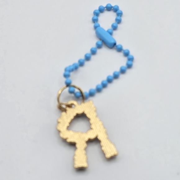 Initial 'R' Keychain/Tumbler Charm - Picture 2 of 2
